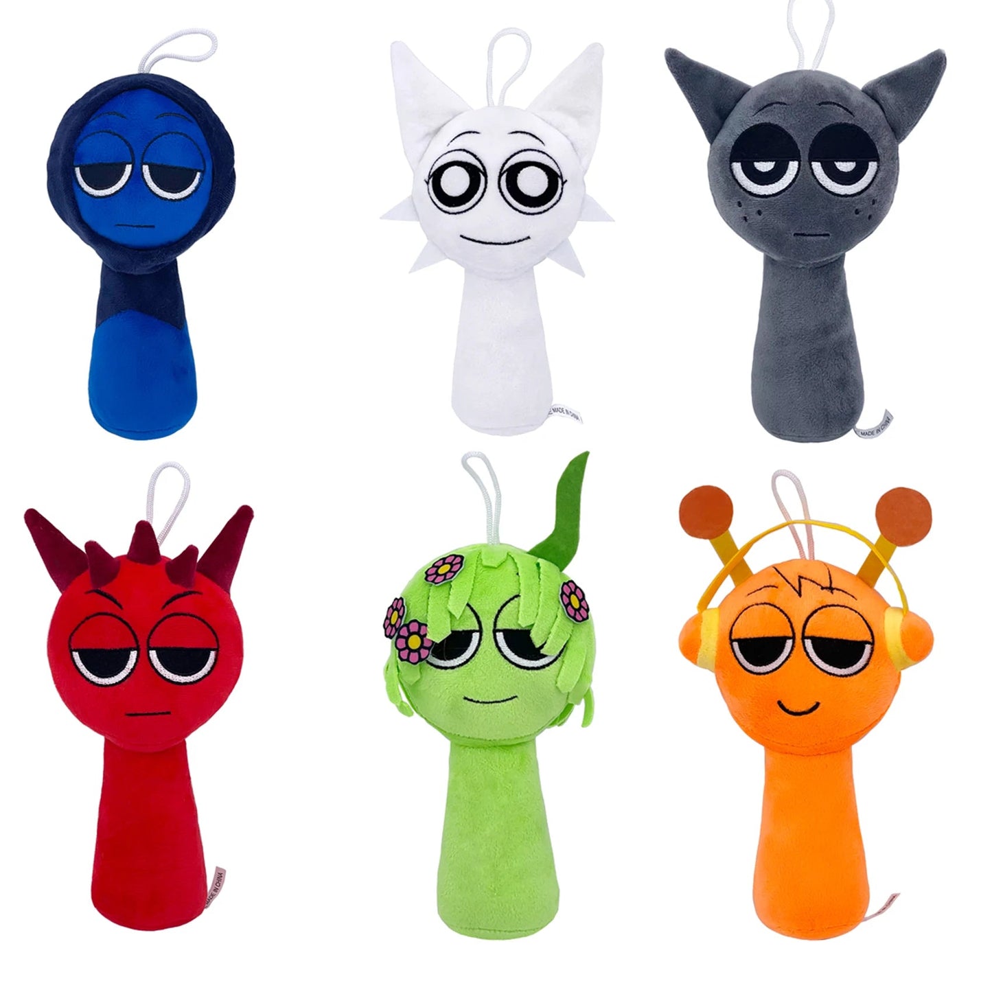 Sprunki Plush Toys Sprunki Incredibox Plush Doll Sprunki Game Cartoon Pillow Kids Birthday Gifts Stuffed Dolls Christmas Gift ALPENZO