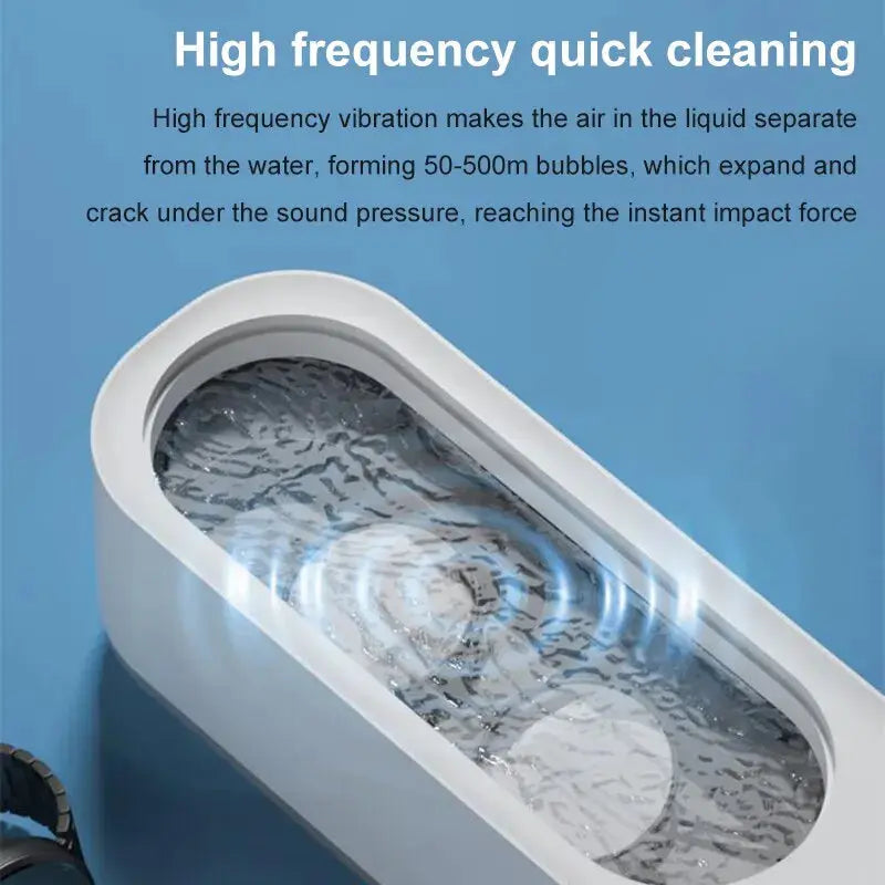 Multifunctional Vibration Cleaning Machine Contact Lens Cleaning Machine Vibration Cleaning Watch Jewelry Teeth - ALPENZO