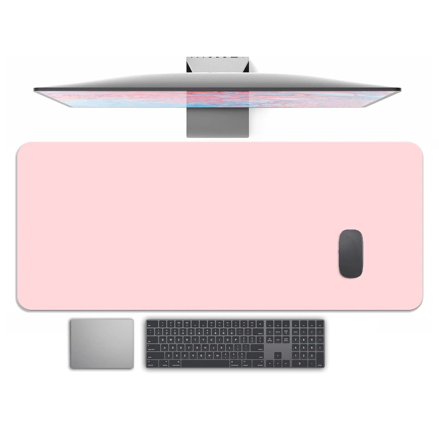 PU Leather Desk Pad with Suede Base, Multi-Color Non-Slip Mouse Pad, Waterproof Desk Writing Mat, Large Desk Blotter Protector ALPENZO