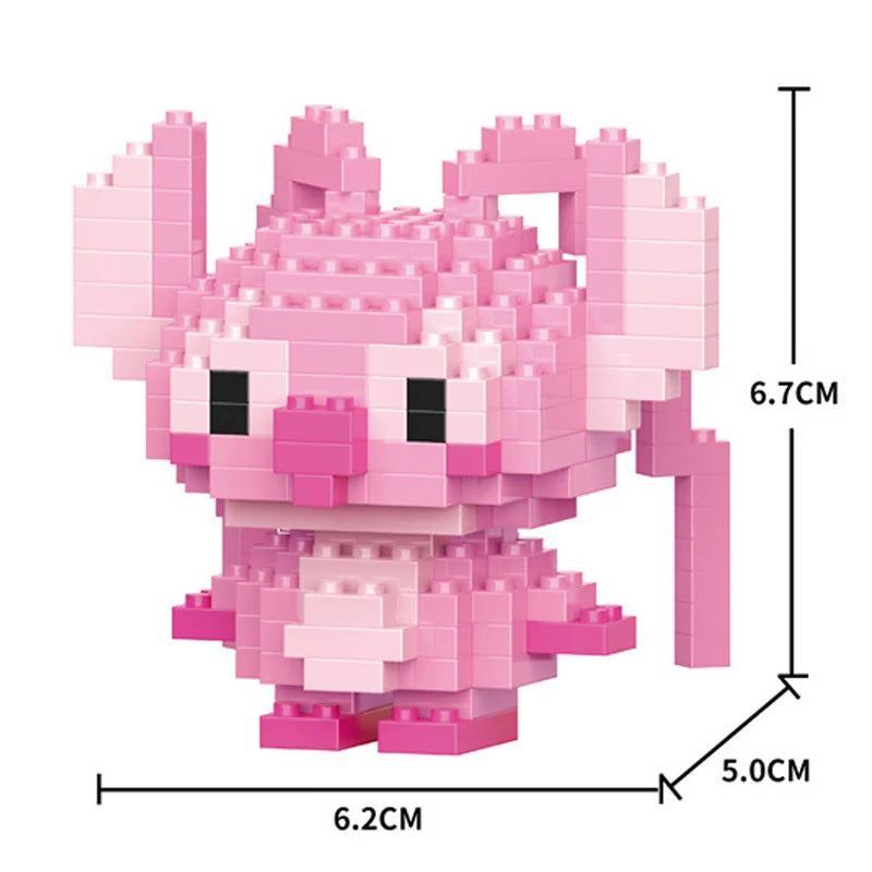 Stitch LinaBell StellaLou Building Blocks Cartoon Character Assembled Model building block Dolls Toys Children Gifts ALPENZO