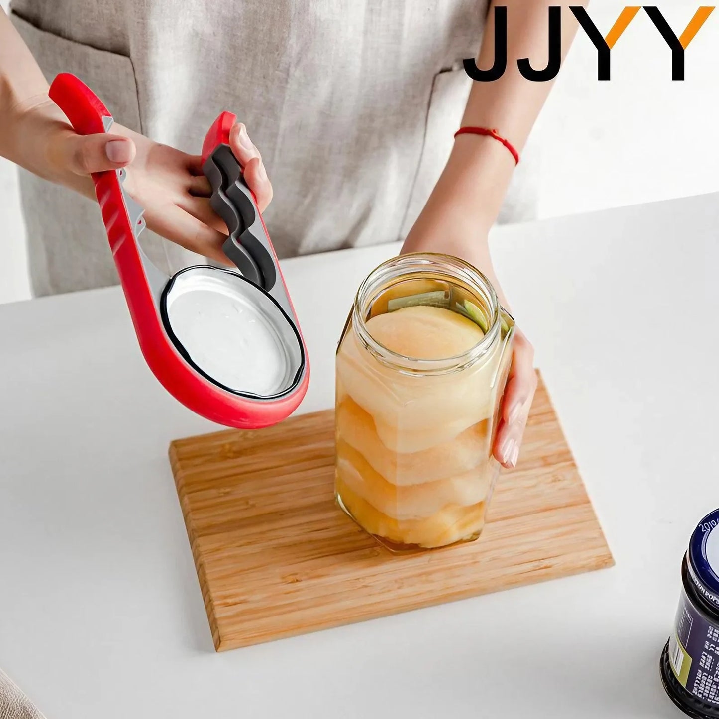 JJYY Multi-functional Home Kitchen Can Opener Non-slip Twist Bottle Opener Lid Opening Tool Kitchen Supplies - ALPENZO