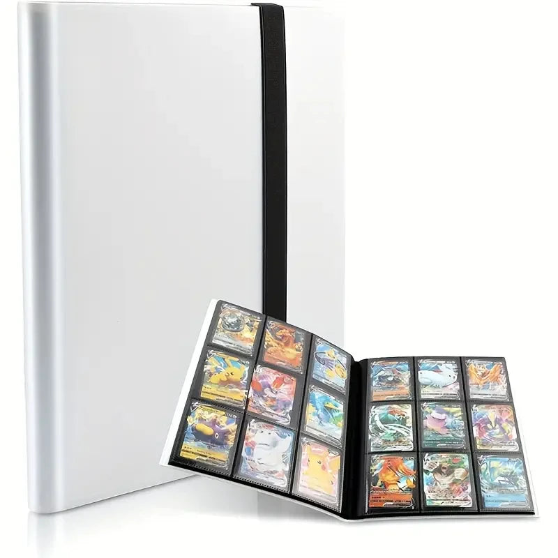 Premium 9-Pocket Polypropylene Trading Card Binder, Holds 360 Cards, Side-Loading Pockets, Elastic Durable Collectors Album