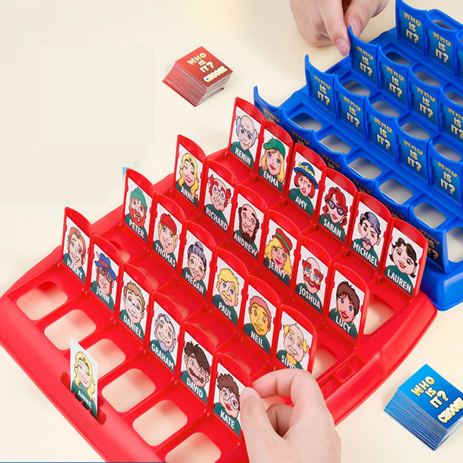 Guess Who I Am in a Table Game Guess Who the Character Is Card Board Logic Training Parent-child Interaction Intellectual ALPENZO