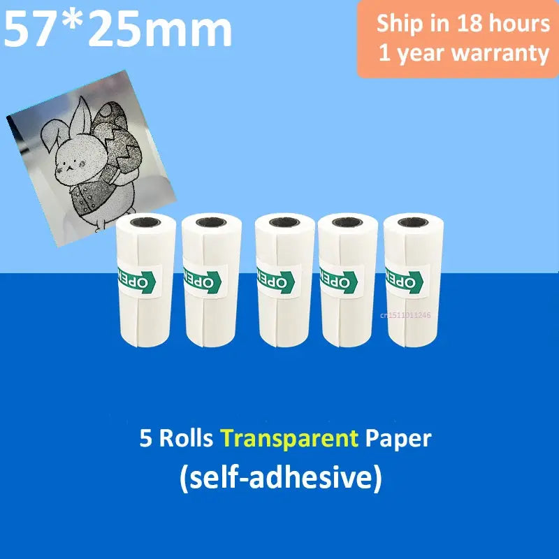 KGG Mini Portable Thermal Printer Paper Photo Pocket Thermal Printer Printing Wireless BT Connect Printers 200dpi Photo Lable - ALPENZO