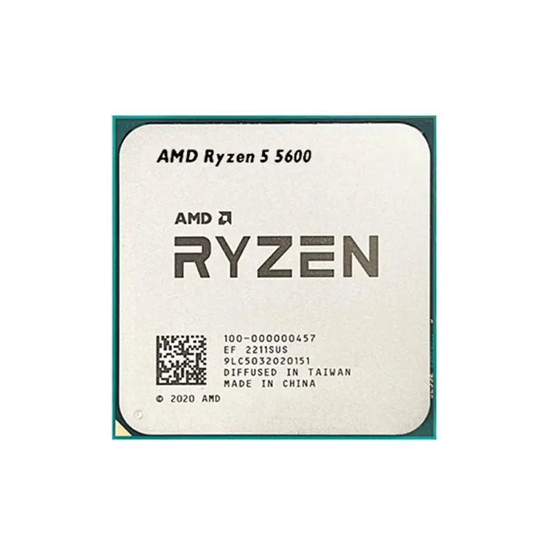 NEW AMD Ryzen 5 5600 R5 5600 3.5 GHz 6-Core 12-Thread CPU Processor 7NM L3=32M 100-000000927 Socket AM4 Graphics Chips Processor - ALPENZO