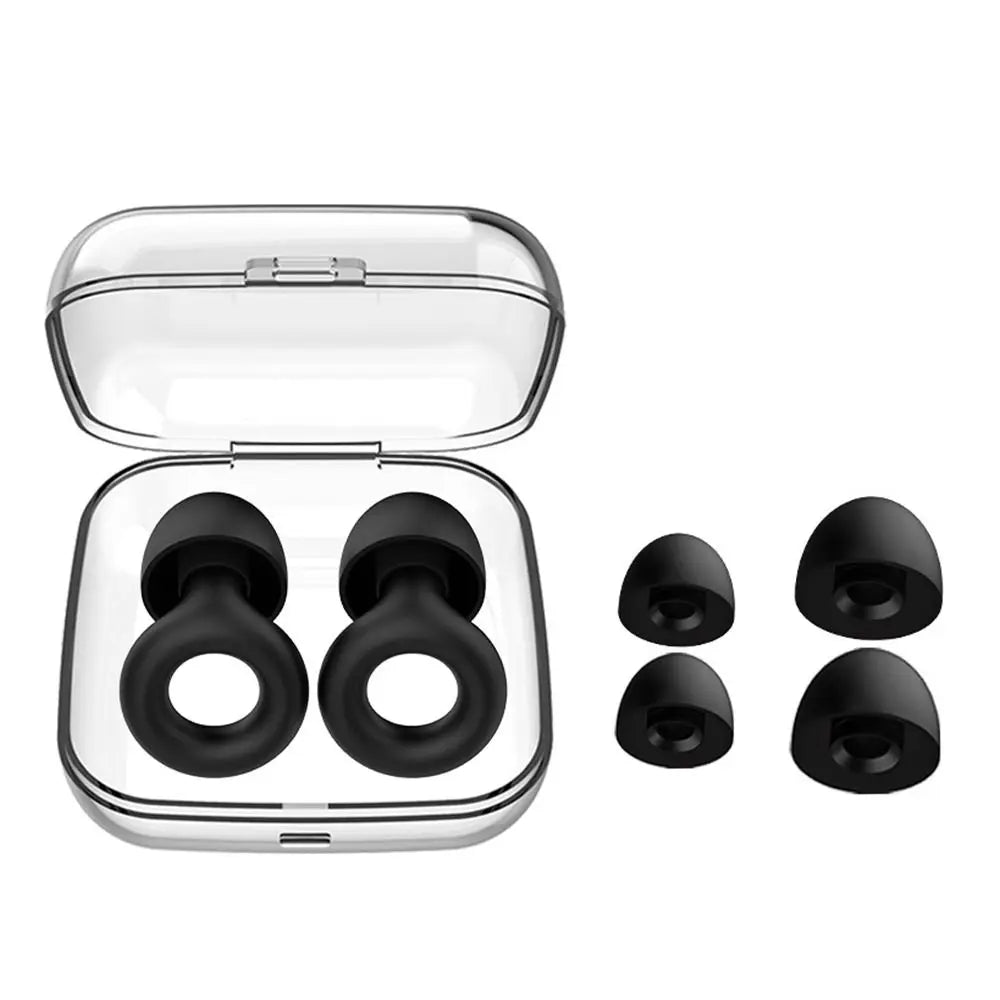 Silicone Earplugs for Swimming Sleep Noise Cancel Noise Reduction-Soundproof Reduce Disturbances -Quality loop Earplugs Supplies