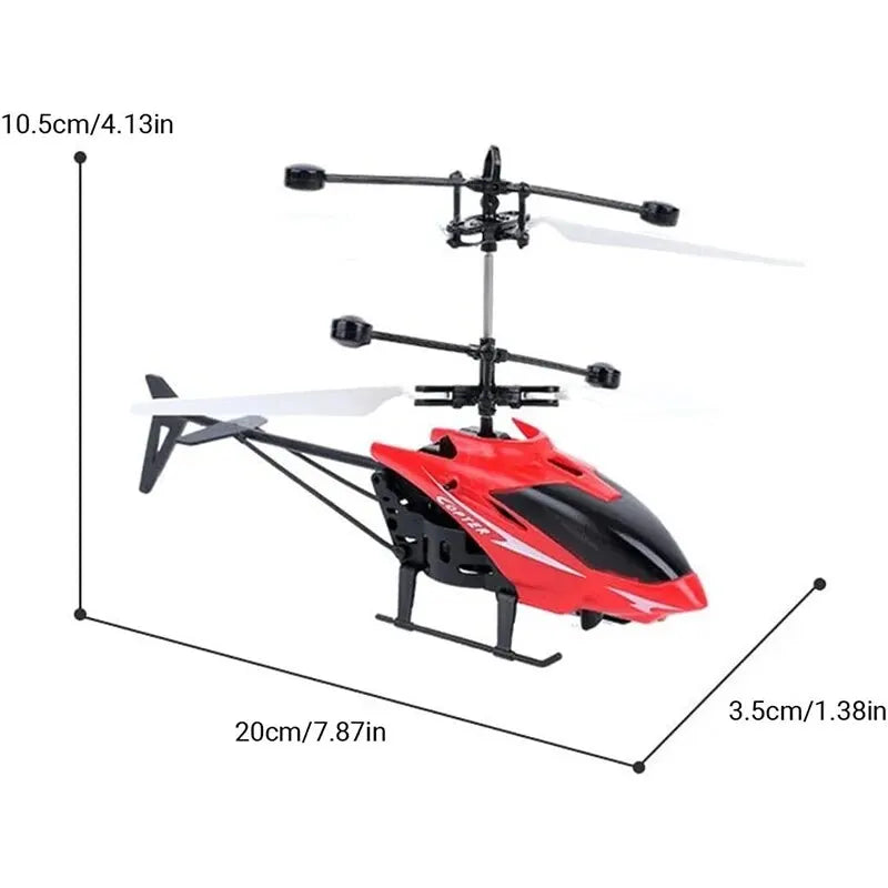 Induction Hovering Safe Fall-resistant Mini Helicopters Toys Rechargeable RC Helicopters Drone Toys Children's Gifts ALPENZO