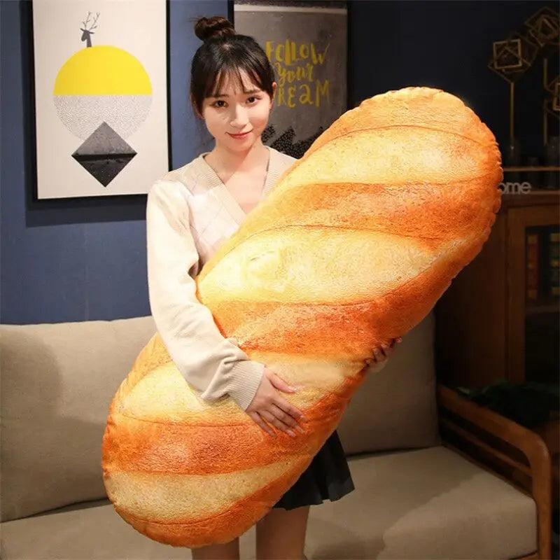 French Bread Pillow Plush Stuffed Printing Images Food Plushie Peluche Party Prop Decor Sleeping Companion Kits Gift Room Decor ALPENZO