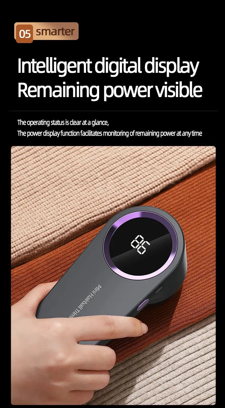 Portable Hair Ball Trimmer Home Clothes Shaving Machine Pill Removal Tool Shaver Lint Remover For Sweater USB Rechargeable - ALPENZO