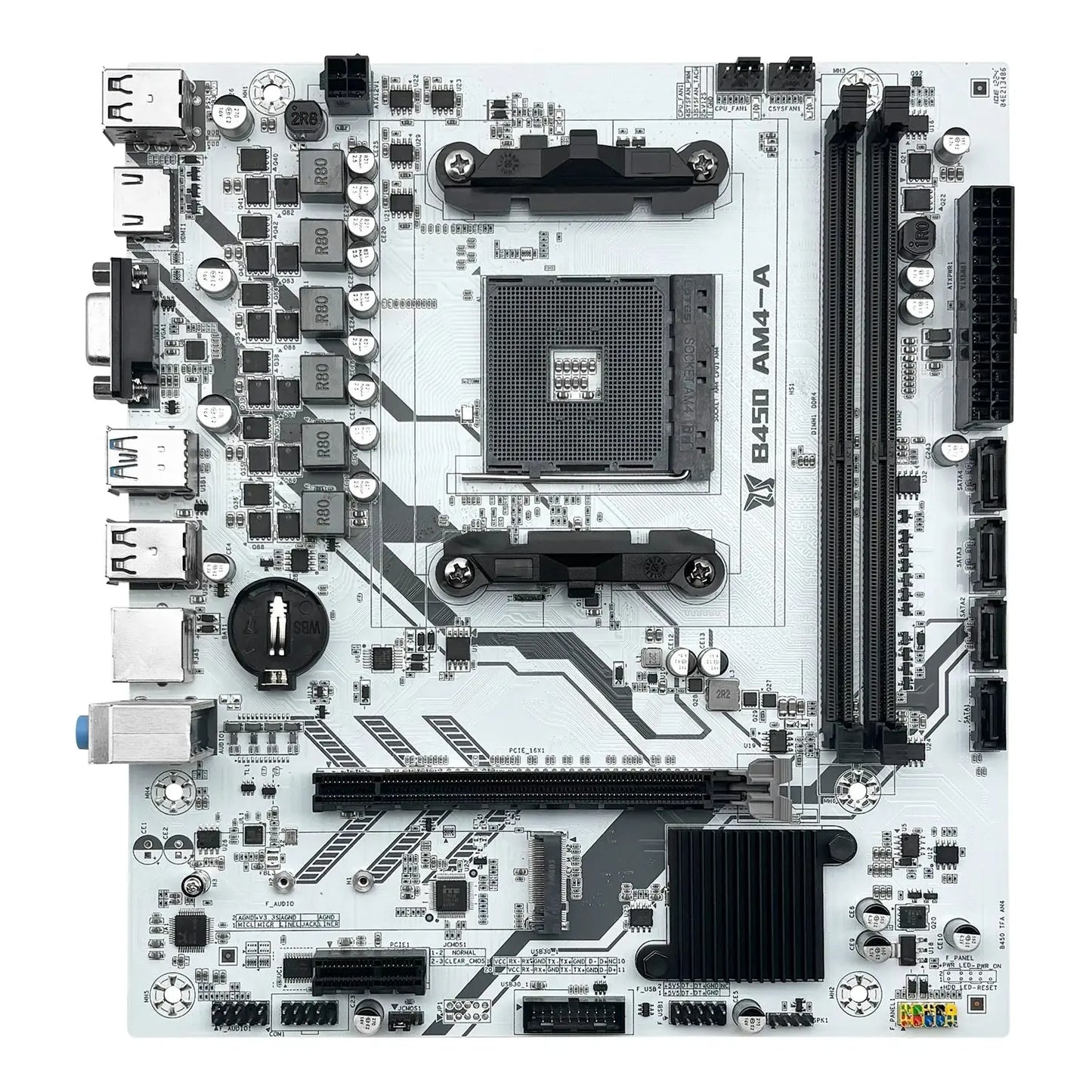 MACHINIST B450 Motherboard AMD Processor Dual-channel DDR4 Memory AM4 Mainboard M.2 NVME (Supports Ryzen 5500 5600 5600G CPU) - ALPENZO
