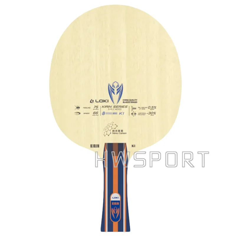 LOKI Kirin K1 K2 K3 Table Tennis Blade Offensive Entry Ping Pong Blade 5+2 Layers Base Board FL Grip
