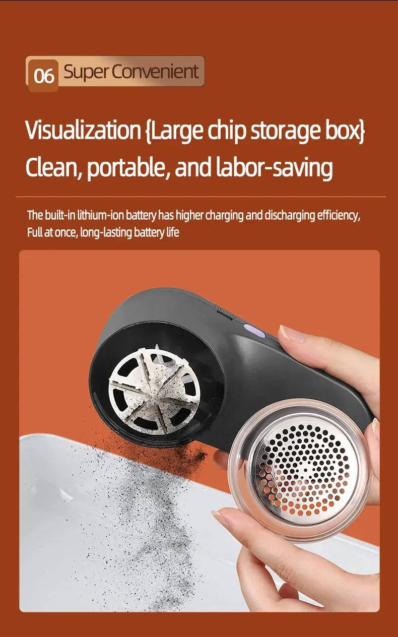 Portable Hair Ball Trimmer Home Clothes Shaving Machine Pill Removal Tool Shaver Lint Remover For Sweater USB Rechargeable - ALPENZO