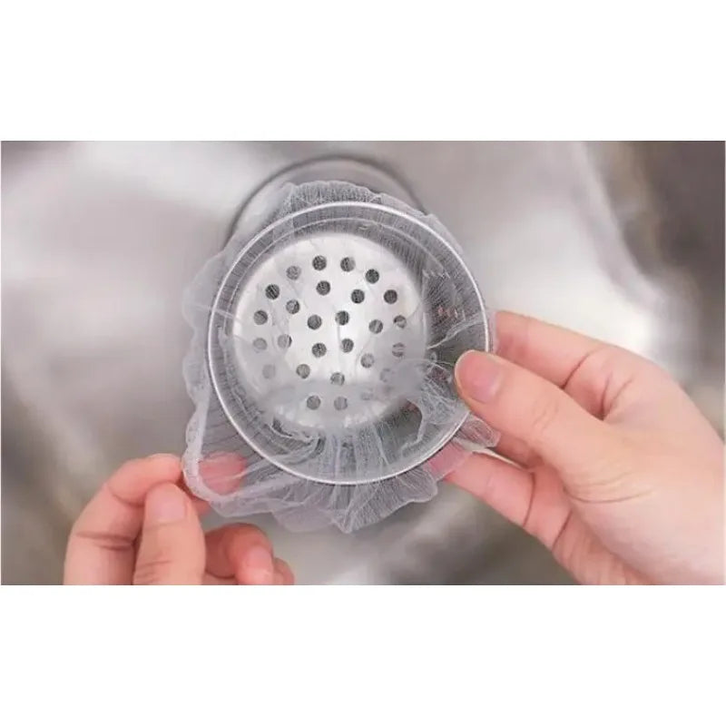 Kitchen Sink Filter Mesh Bags Strainer Anti Blocking Drain Hole Cleaning Net Garbage Bag Meal Residue Pool Mesh Bag for Drainage - ALPENZO