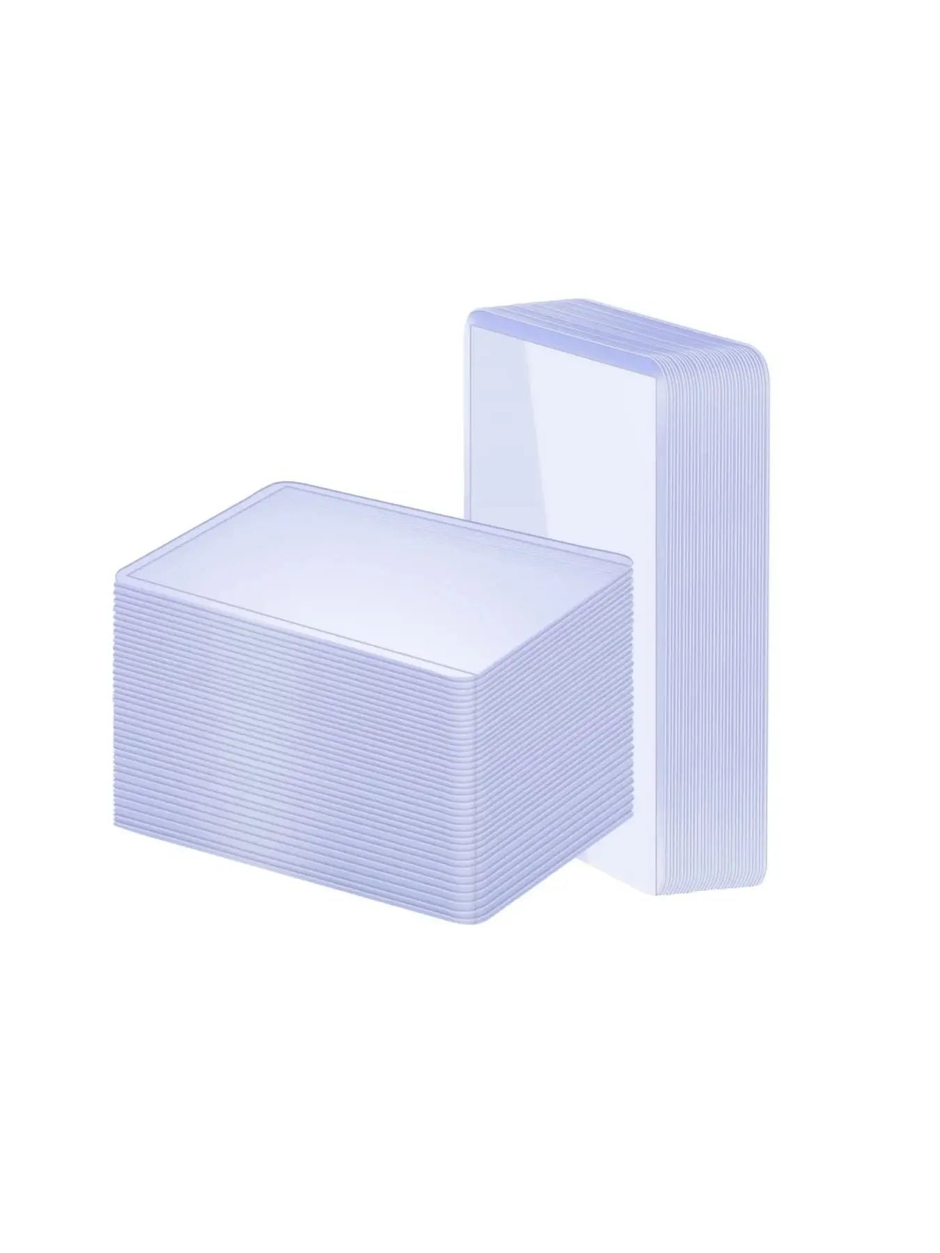 3" x 4" Clear Regular Toploaders for Cards with Card Sleeves Bundle Standard Size 25/50/100ct for All Kinds of Game Cards ALPENZO