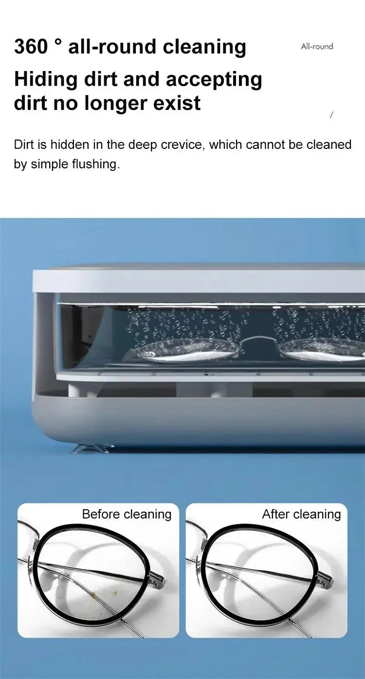 Multifunctional Vibration Cleaning Machine Contact Lens Cleaning Machine Vibration Cleaning Watch Jewelry Teeth - ALPENZO