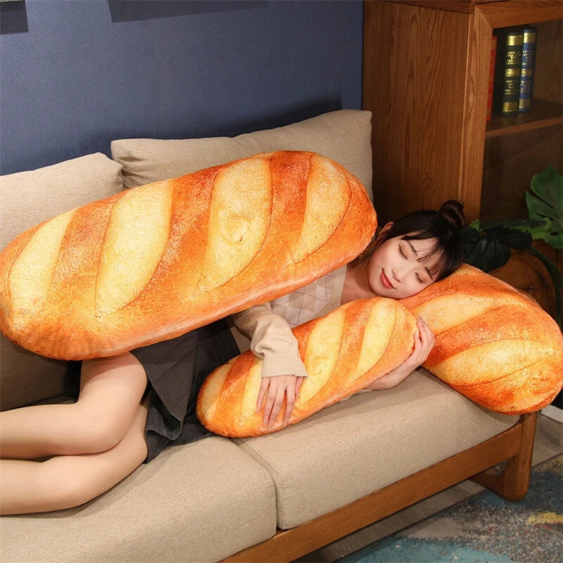 French Bread Pillow Plush Stuffed Printing Images Food Plushie Peluche Party Prop Decor Sleeping Companion Kits Gift Room Decor ALPENZO
