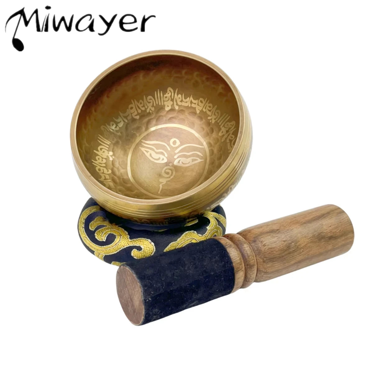 Miwayer Sing Bowl Nepal handmade Tibet Buddha sound bowl Music Yoga Copper Sound Therapy Religious Supplies Tibetan Singing