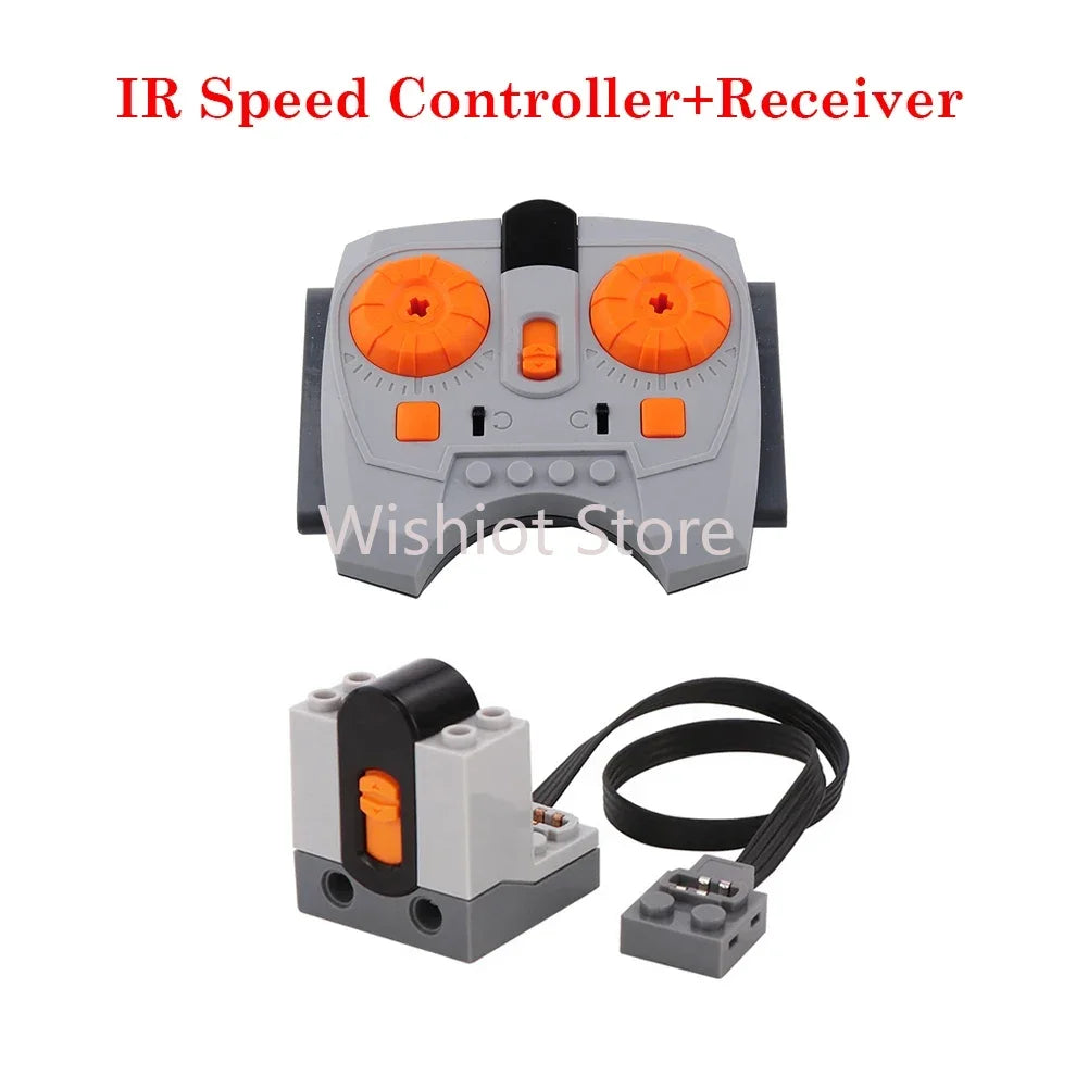 Technical MOC Power Functions Parts M L XL Servo Motor Train Buggy Motor IR Remote Compatible With Legoeds 8881 8883 5292 8886 ALPENZO