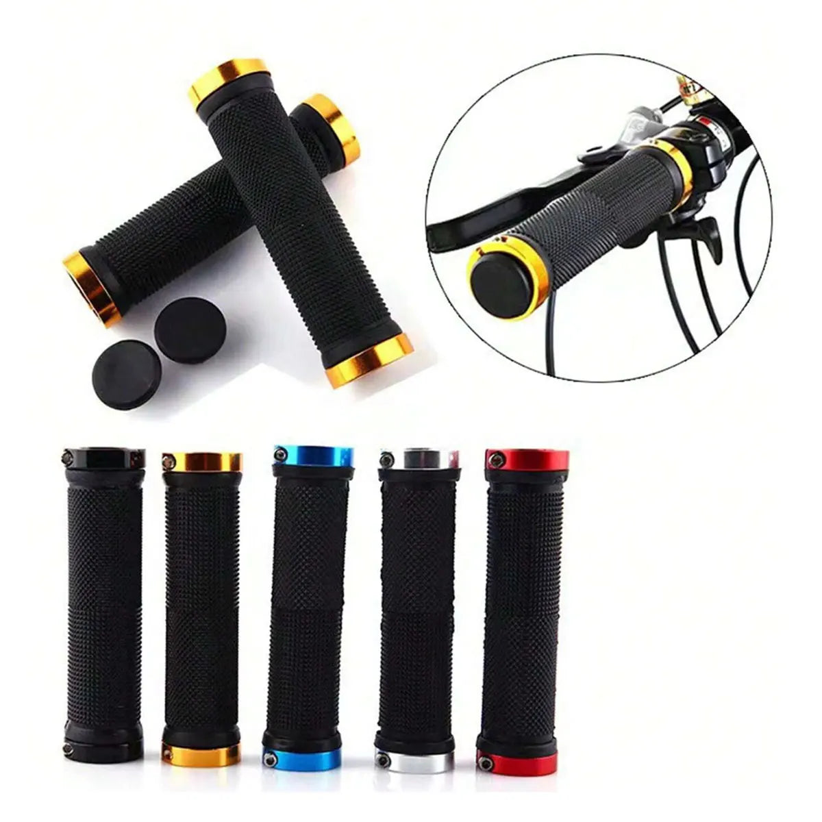 Anti slip mountain bike handlebars, a pair of bicycle handlebars suitable for road and mountain bike accessories handlebars