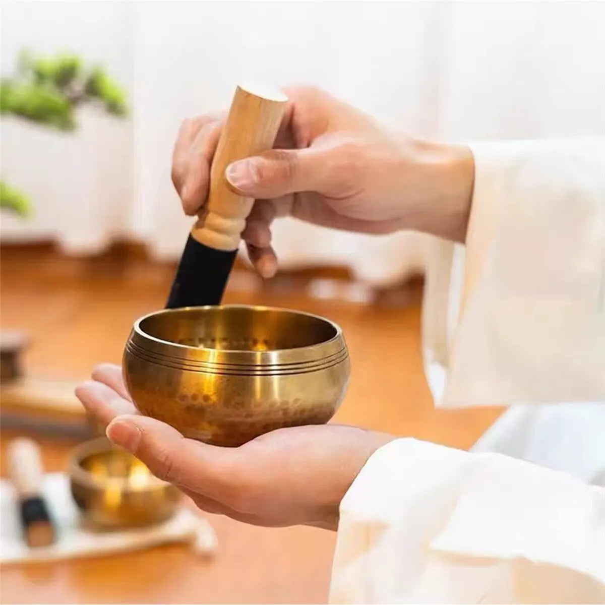 Miwayer Sing Bowl Nepal handmade Tibet Buddha sound bowl Music Yoga Copper Sound Therapy Religious Supplies Tibetan Singing