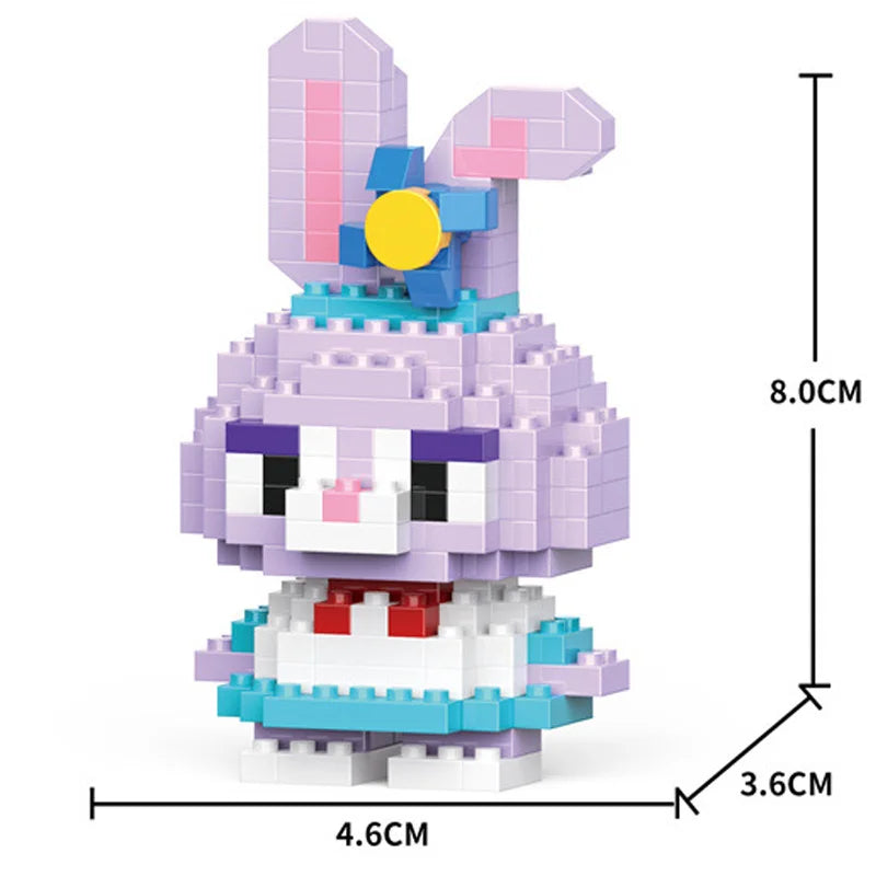 Stitch LinaBell StellaLou Building Blocks Cartoon Character Assembled Model building block Dolls Toys Children Gifts ALPENZO