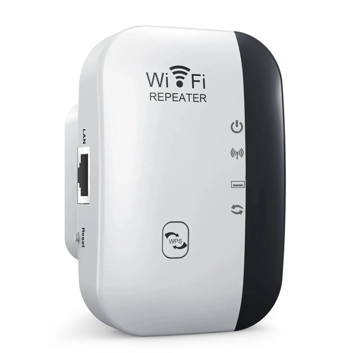 Wireless WiFi Repeater 300Mbps WiFi Extender Amplifier Booster Router 802.11N WPS Long Range 7 Status Light WiFi Repeater for PC - ALPENZO