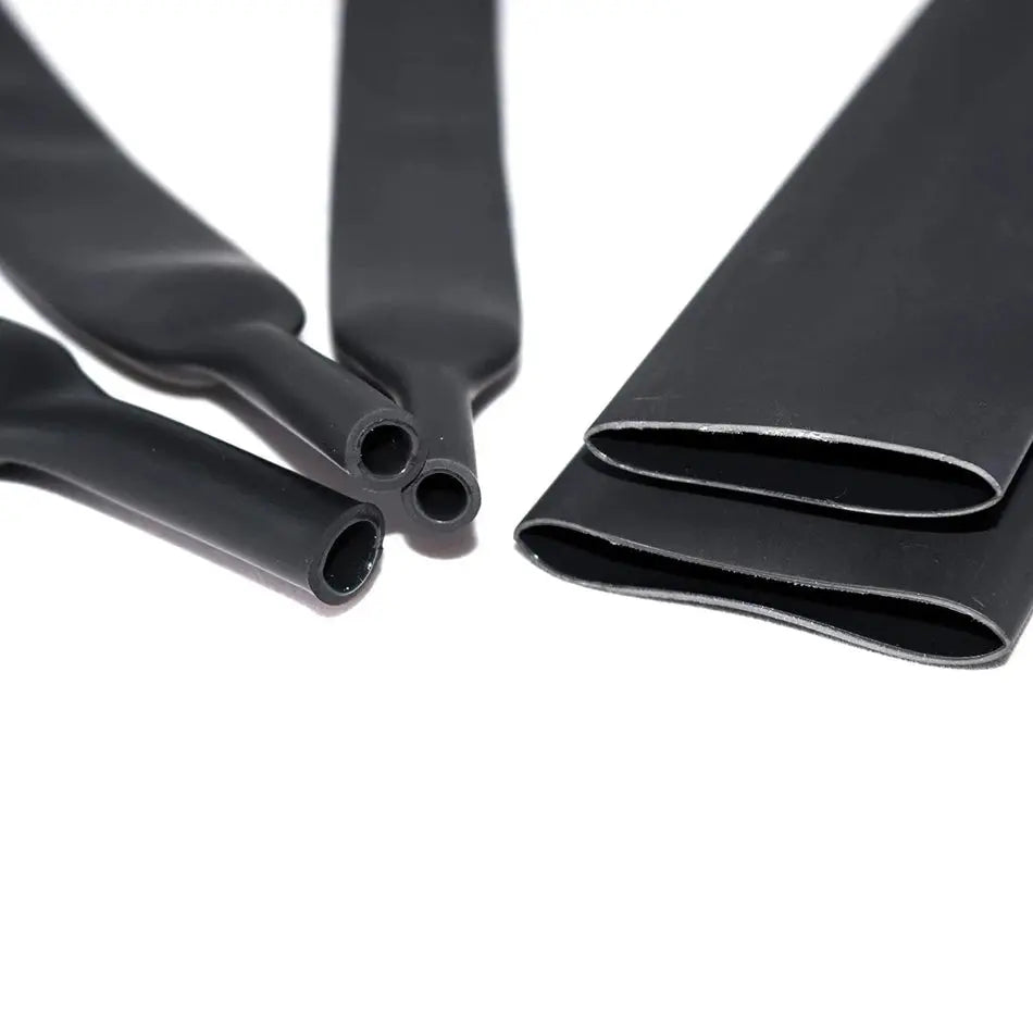 127pcs Black Heat Shrinkable Tube Cable Insulation Sleeve Waterproof Electronic Lated Polyolefin Sheathed Shrink Tubing - ALPENZO