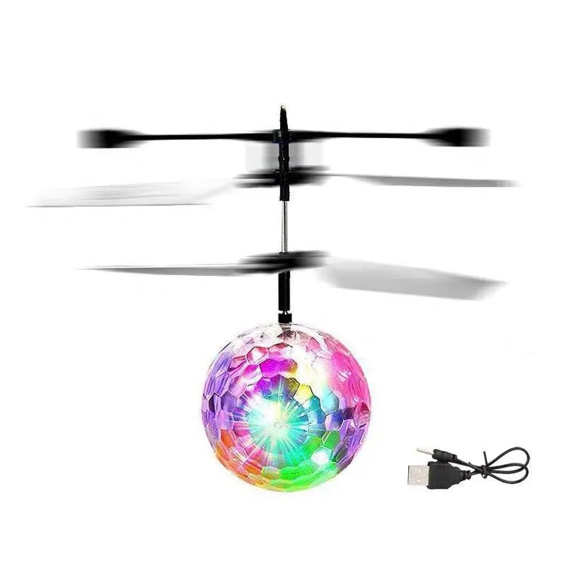 Children's Toy Induction Colorful Crystal Ball Gyroscope Intelligent Induction Floating Ball Luminous Toy ALPENZO