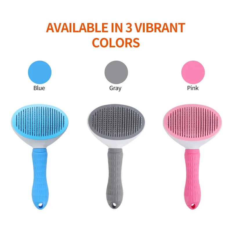 Pet Comb Stainless Steel Needle Comb Pet Dog Cleaning Brush Dog And Cat Hair Removal Floating Hair Cleaning Beauty Skin Care - ALPENZO