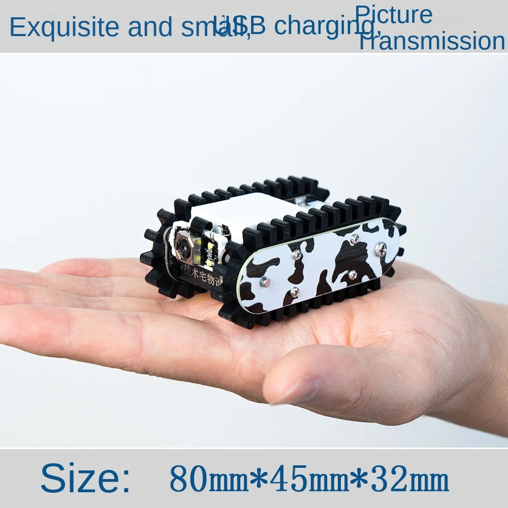 Esp32 Remote Control Tank Model Metal Chassis Tractor Crawler Balance Car Mount Truck Robot Chassis for Wifi RC Scout Robot Car ALPENZO