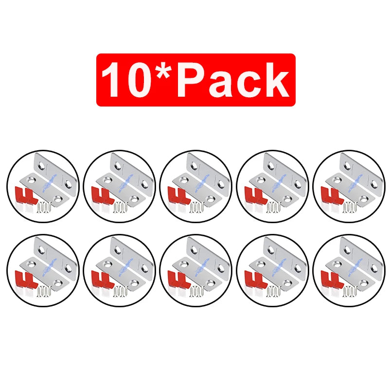 Magnetic Cabinet Catches Ultra Thin Door Strong Magnets Stopper Invisible Adhesive Drawer Magnet Lock for Kitchen Closet Closer - ALPENZO