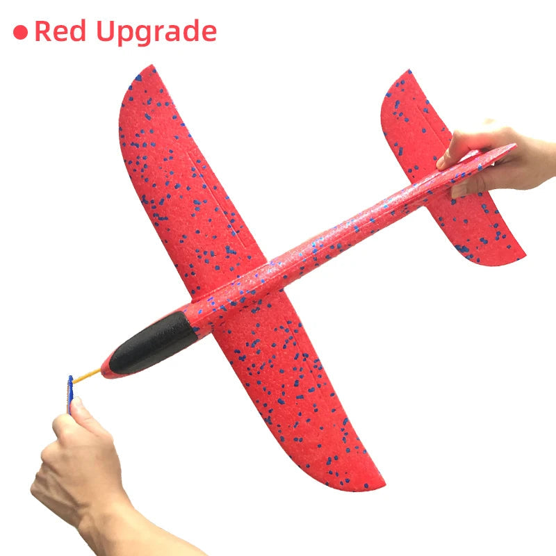 50CM Big Foam Plane Glider Hand Throw Airplane Light Inertial EPP Bubble Planes Outdoor Launch Kids Toys for Children Boys Gift ALPENZO
