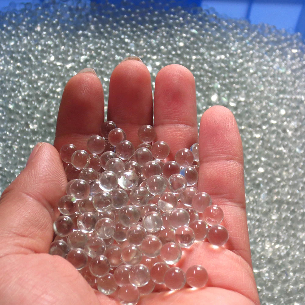 200pcs 6mm Pinball Glass Ball Use for shooting Extra Hyaline Glass BB Bullets Ball Circular Particle Pellets Hunting