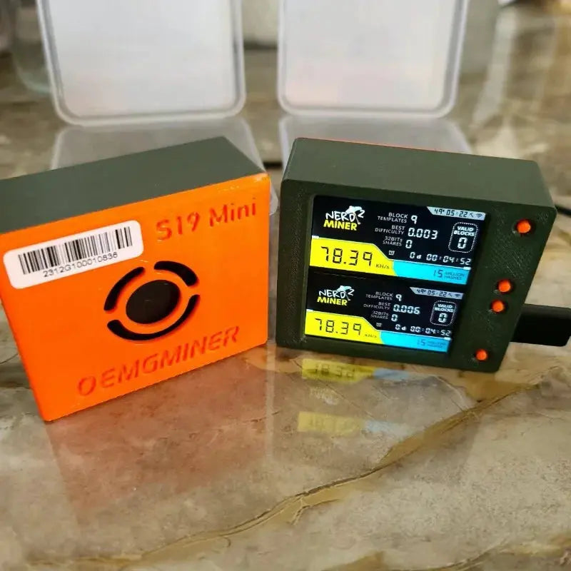Nerdminer v2 Firmware 1.6.3 Original Board T-display S3 Hashrate 78K/S BTC Lottery Solo Miner Nerd Miner - ALPENZO