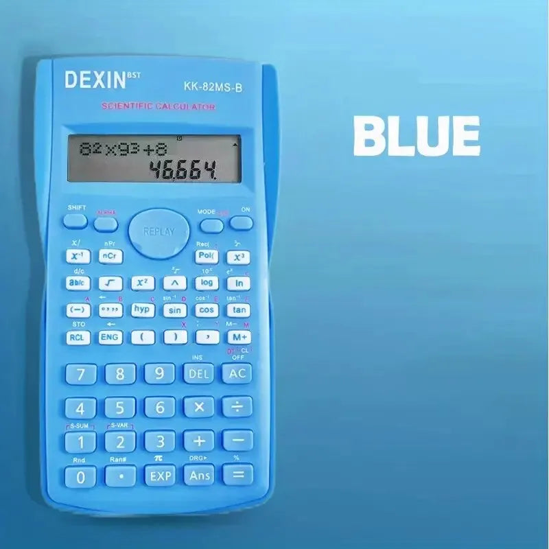 1pc Engineering Scientific Calculator 2 Line Function Calculator Fraction Calculator Statistic Calculator For School Calculator ALPENZO