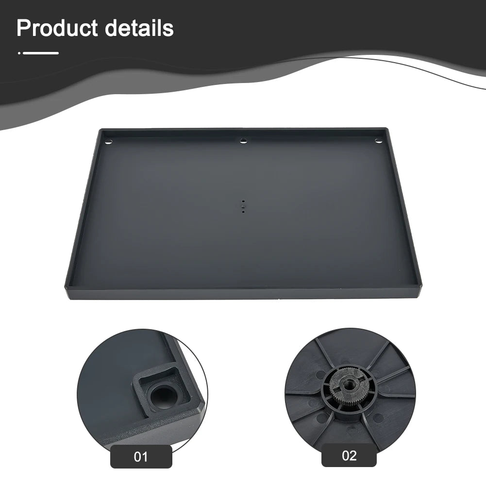 Projectors Tray Tripod Stand Sound Card Projectors Tray Platform Holder Black Plastic 1/4in Screw Adapter