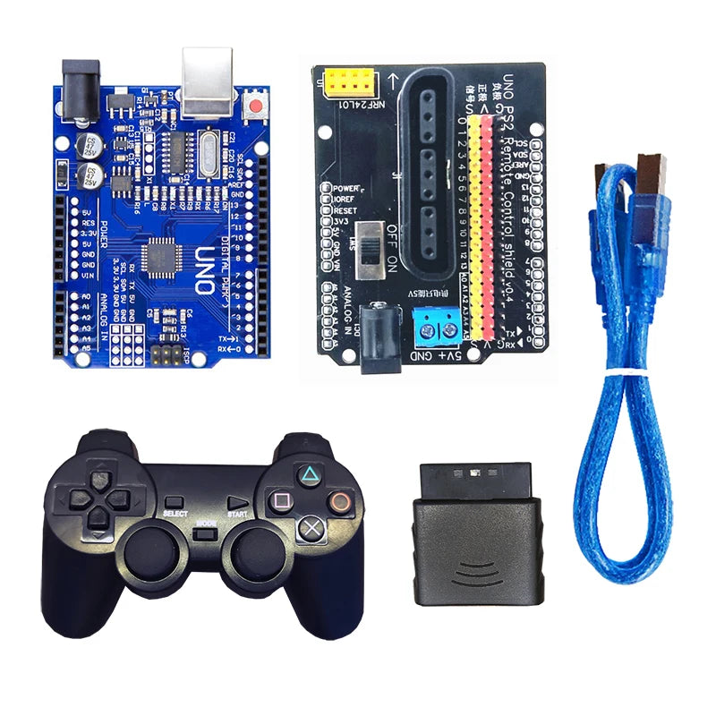 360 Degrees 6 DOF Robot Metal Alloy Mechanical Arm Claw Kit MG996R for Arduino Robotics Kit Educational Ps2 Programmable Toys ALPENZO