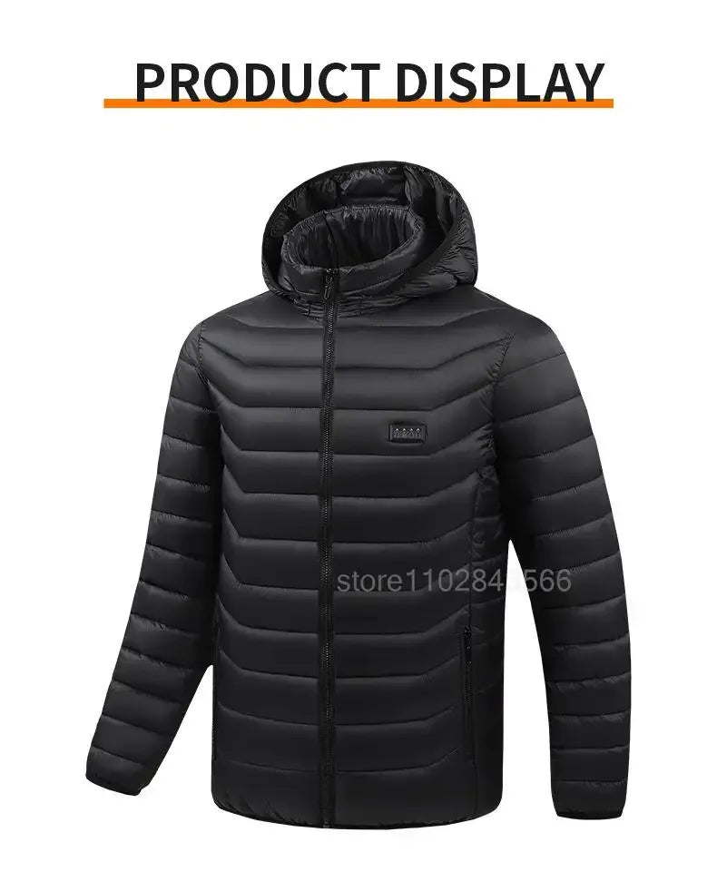 Heated Jacket 21 Areas /2 Areas Winter Men's Women's skiing Jacket USB Electric Heating Jacket Heated Vest Moto Thermal Clothes