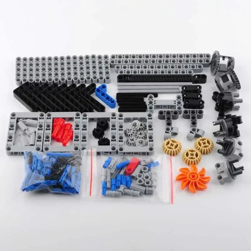 4WD RC Car Chassis Electric Set Four-Wheel Drive Technical Chassis Bricks IR Remote Reciever MOC Building Blocks for legoeds ALPENZO