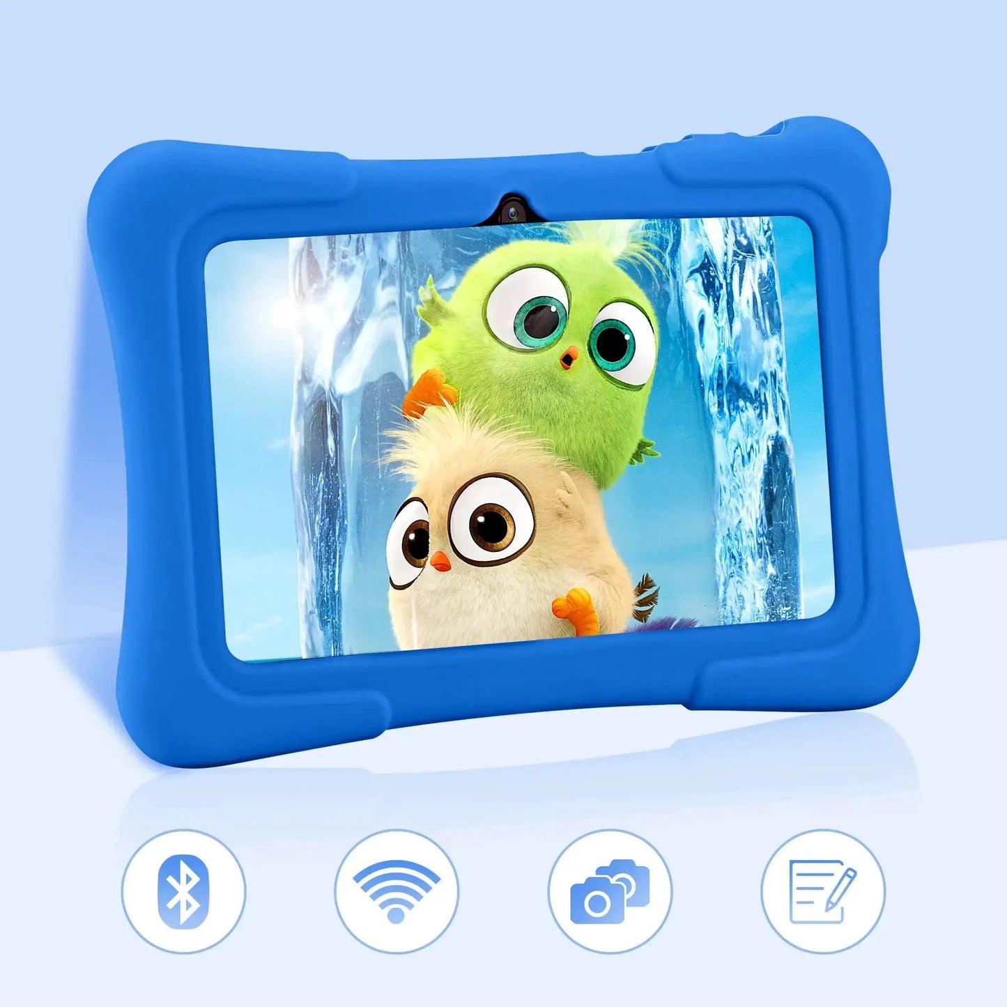 PRITOM 7 Inch Kids Tablet Quad Core Android 10 32GB WiFi Bluetooth Educational Software Installed - ALPENZO