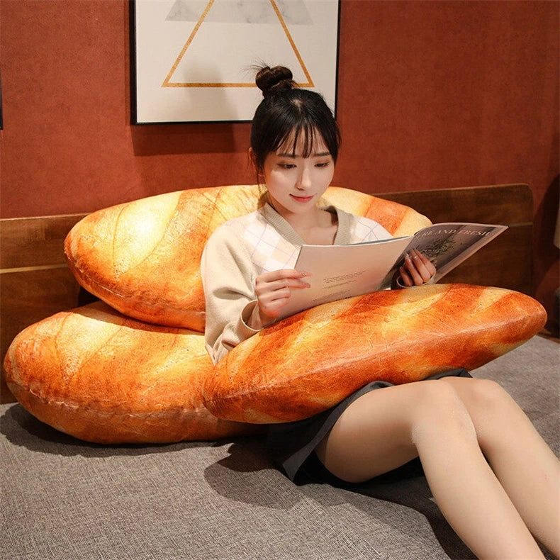 French Bread Pillow Plush Stuffed Printing Images Food Plushie Peluche Party Prop Decor Sleeping Companion Kits Gift Room Decor ALPENZO