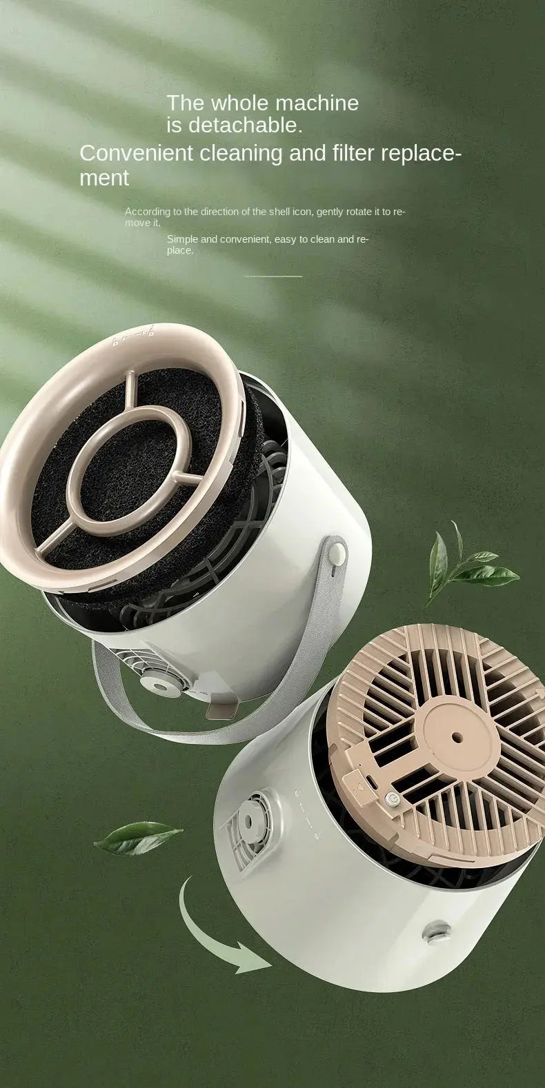 New USB Desktop Range Hoods Portable Exhaust Fan Small Kitchen Hood Extractor Barbecue Large Suction Cooker Hood - ALPENZO