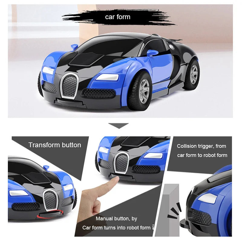 Transforming Robot With One Click Automatic Shape Conversion Boy Gift Toy Car Parent Child Interaction Model Car ALPENZO