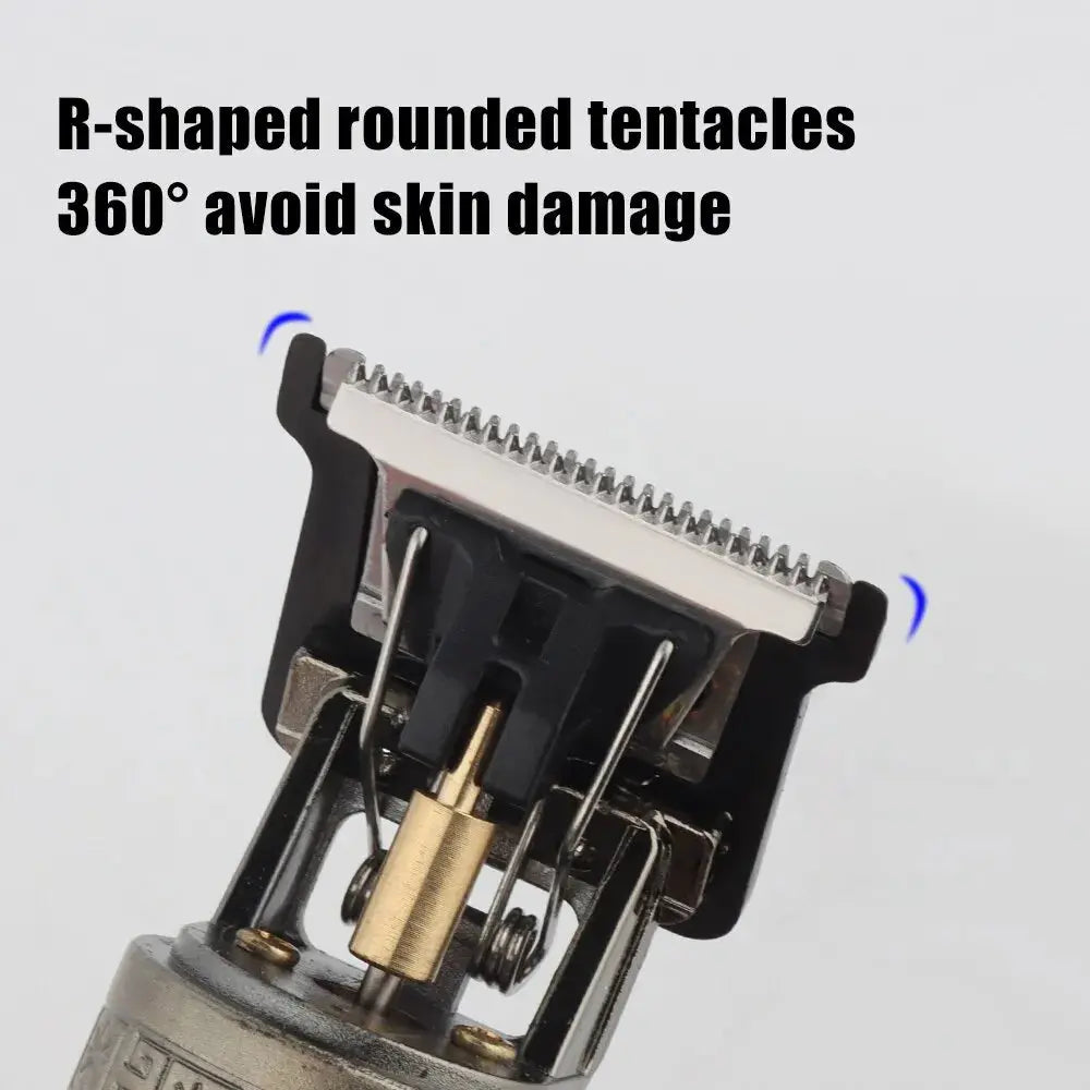 Vintage T9 Electric Hair Cutting Machine Hair Clipper Professional Men Shaver Rechargeable Barber Trimmer for Men Dragon Buddha - ALPENZO