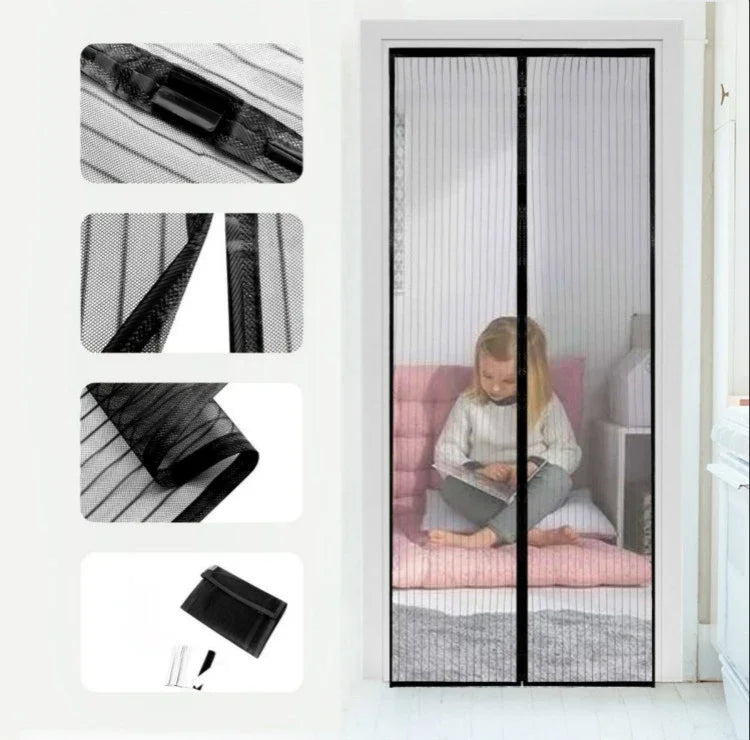 Summer Anti-mosquito Magnetic Screen Door Curtain Net Anti-insect And Fly Partition Curtain Net Automatic Closing Screen Window - ALPENZO
