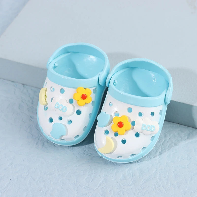 1 Pair For SD Doll For OB11 Doll Slippers Girl Gifts Doll Shoes Dolls Accessories Play House Shark Slippers ALPENZO