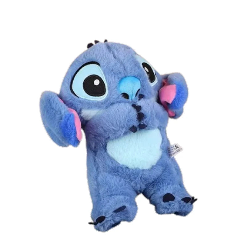 Kawaii Stitch Plush Doll For Baby, Sleeping Companion, Musical Sound Soothing With Air Bag And Light, Breathing Toys Gifts ALPENZO