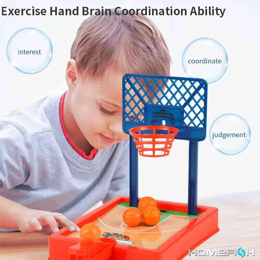 Mini basketball machine desktop portable travel or office game set, suitable for indoor or outdoor use. Fun toys Christmas gifts ALPENZO