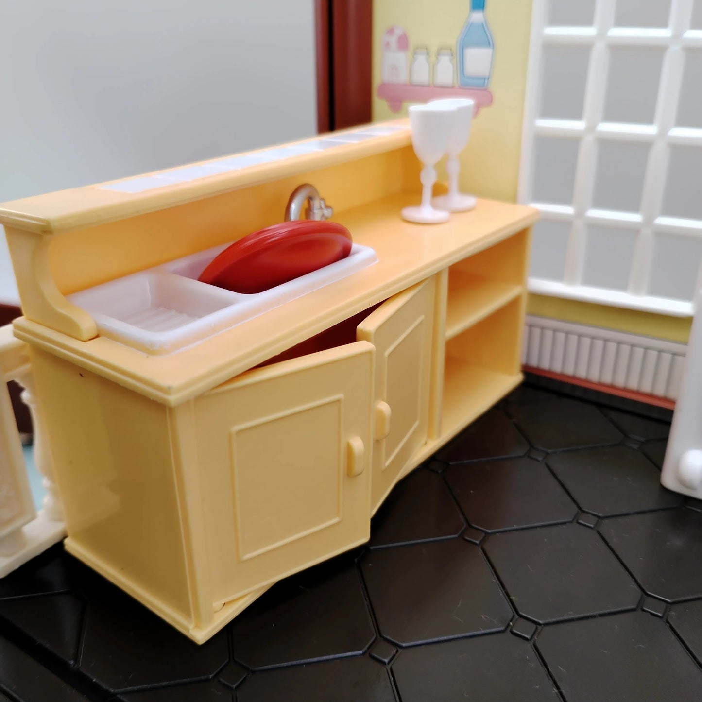 miniature items dollhouse furniture accessories living room bedroom supermarket shopping games family interaction doll kids toys ALPENZO