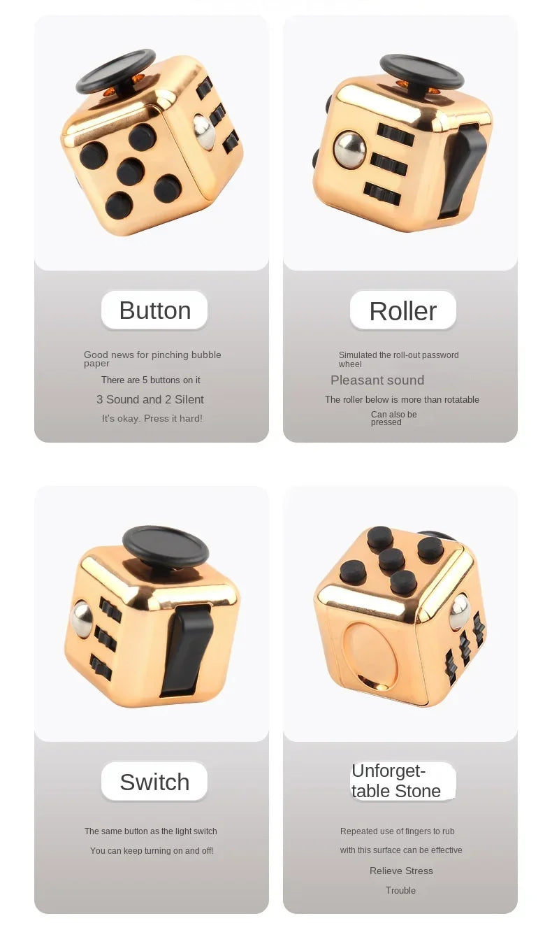 New Antistress Fidget Compression Sensory New Novelty Magic Dice Toys for Children Adults Stress Relief Toys Kids juguetes Toys ALPENZO